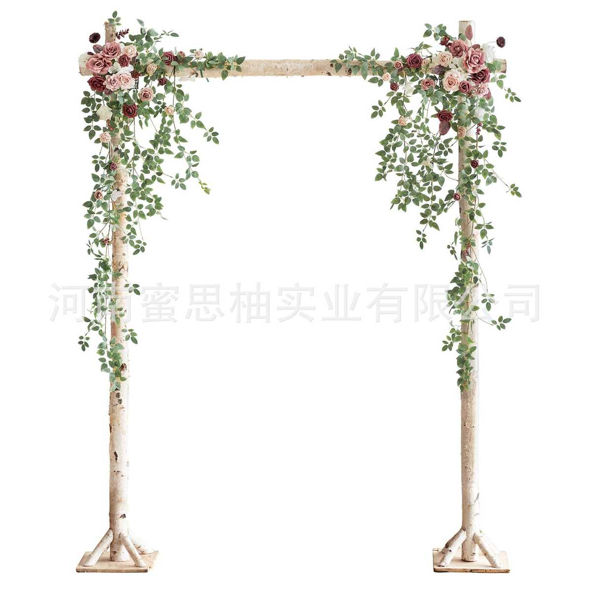 拱门花藤仿真花人造玫瑰假花户外花架婚礼布置装饰批发