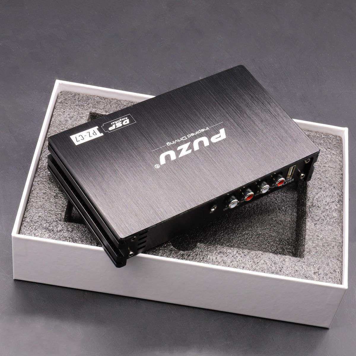 汽车音响SP功放改装处理器均衡器功放4*150W6通道12V