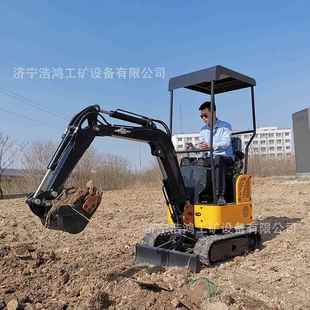 迷你微型2小挖机液APU压履带式 小钩油机农用果园小型1柴多功能小