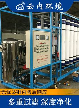 大型工业超滤设备地表水过滤水厂用净水器净水机水处理设备