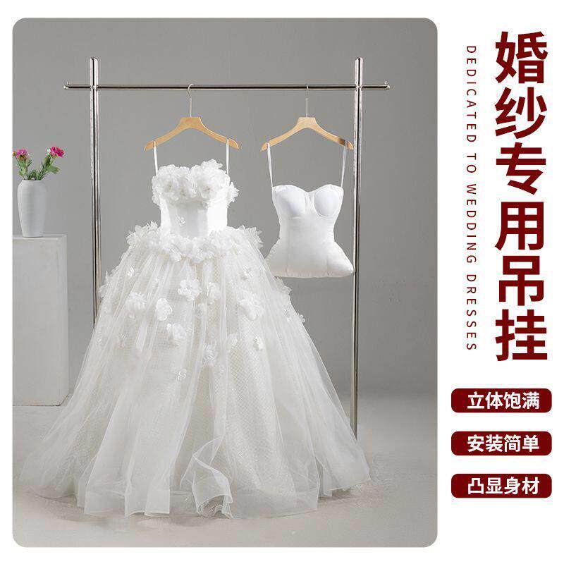 婚纱礼服半身软体填充悬挂假模特立体软撑展示架子服装模特道具女