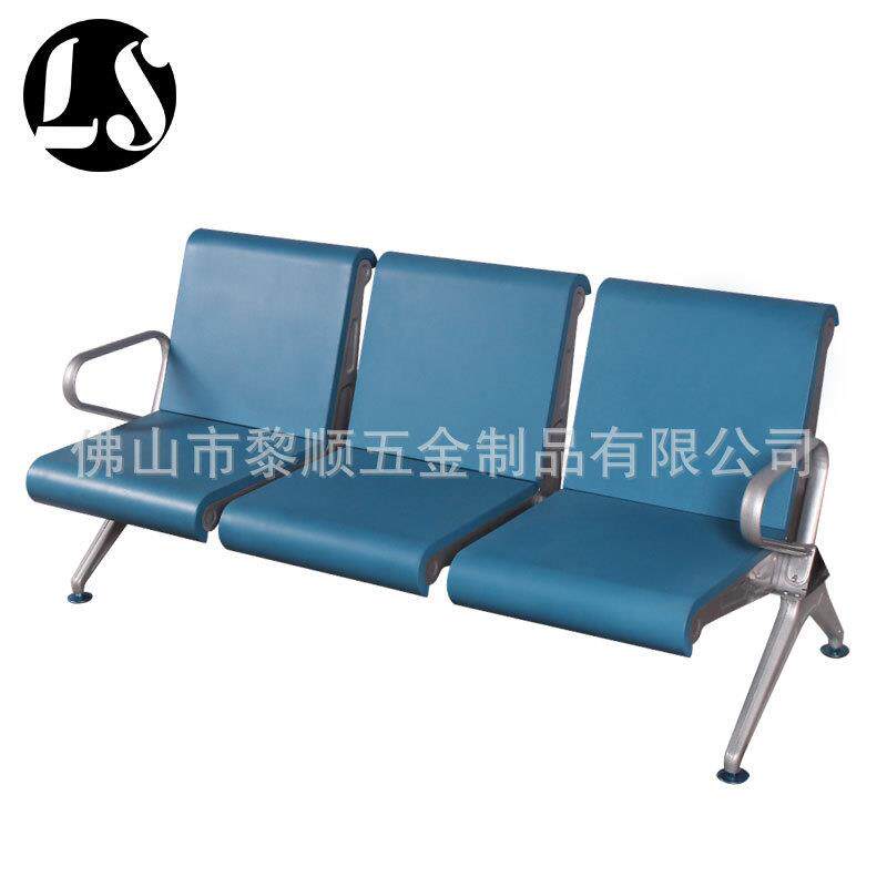 厂家定制机场候机厅等候椅高铁连排候车椅加厚连排休息椅PU款