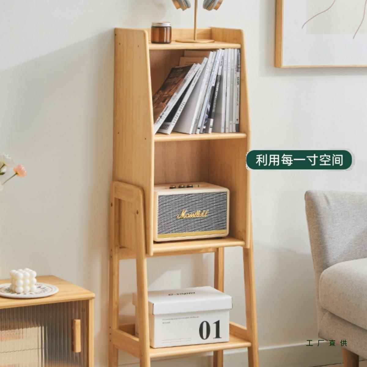 小户型电视边柜客童厅多层架展示985子落地儿书柜家用简易书架物