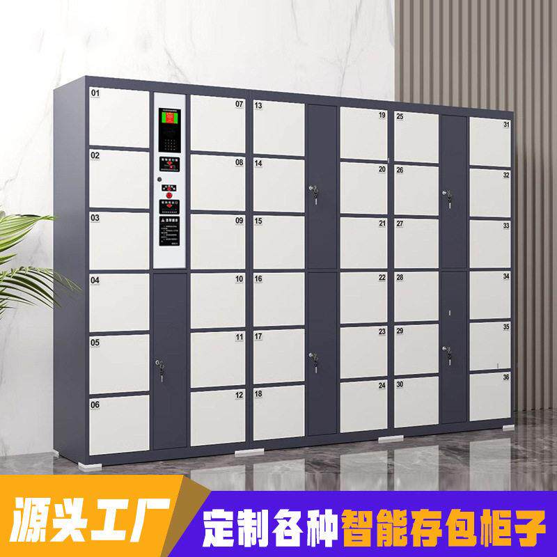 厂家定制电子储物柜超市商场共享智能条码寄存柜微信扫码存包柜