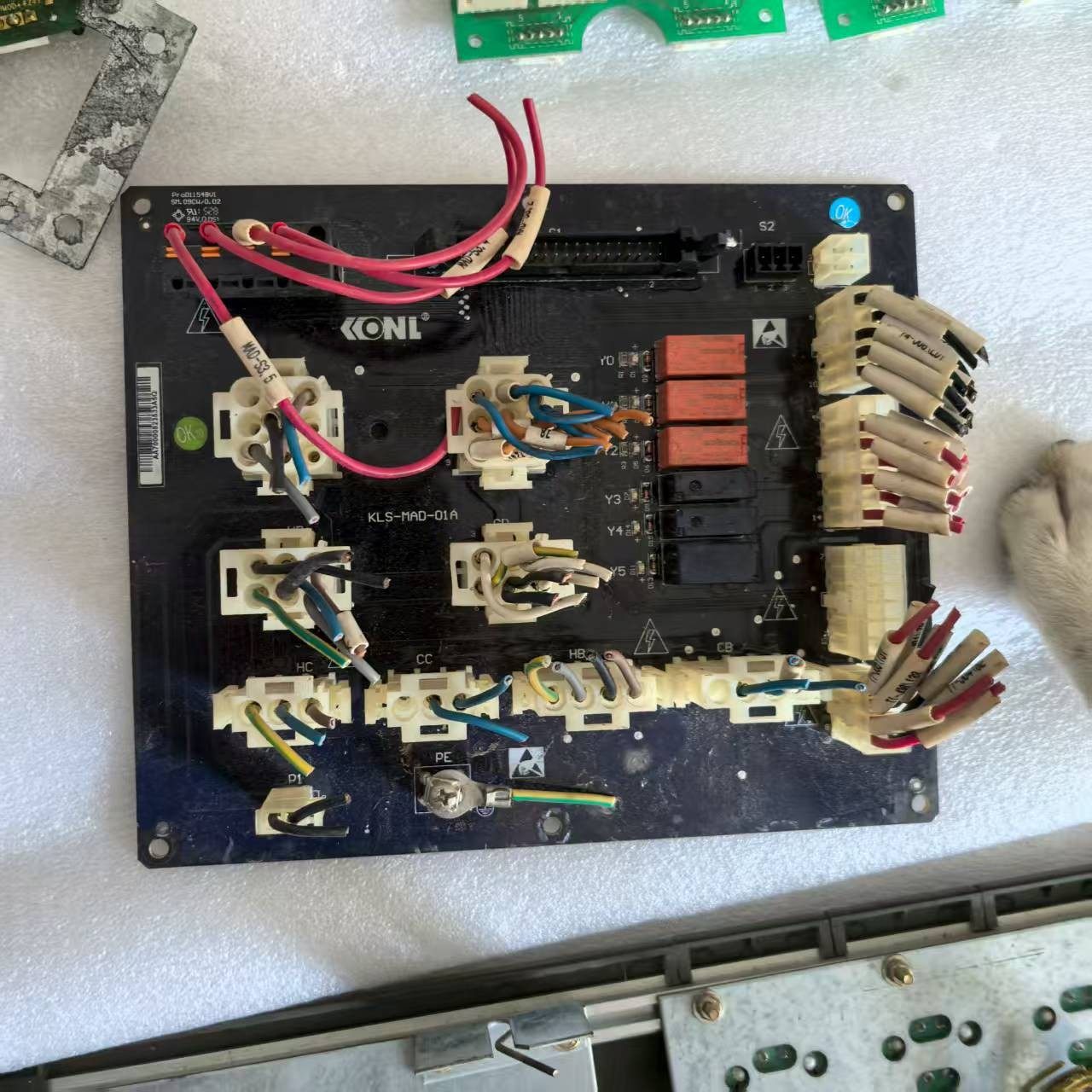 康力电梯插件板KLS-MAD-01A/02A九新原装拆机