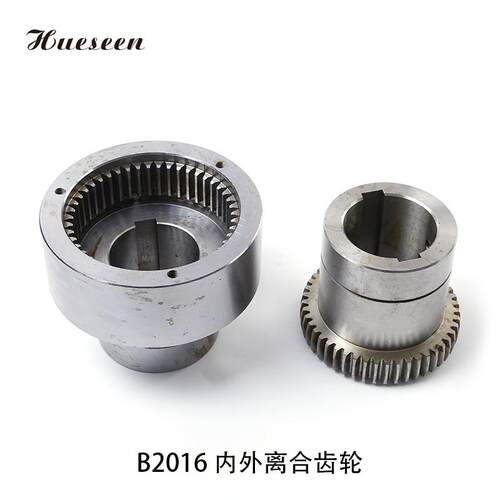 济南二机B2016龙门刨联轴器内外结合齿轮BW1-10/08内外齿轮