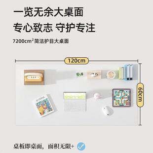 手摇可升降电脑桌移动滑轮书桌学生家用学习桌卧室公桌写字桌子