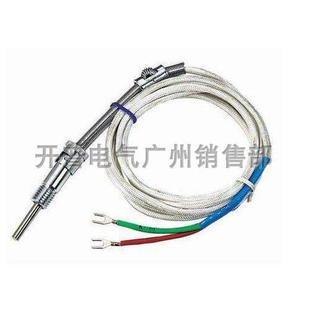 分度號(hào)K 熱電偶感溫線探頭 測(cè)溫600度 螺紋M12 WRNT 壓簧式