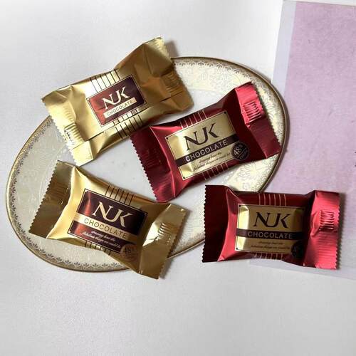 NUK扭包装结婚喜庆浓郁色彩双扭夹心巧克力级热卖喜糖