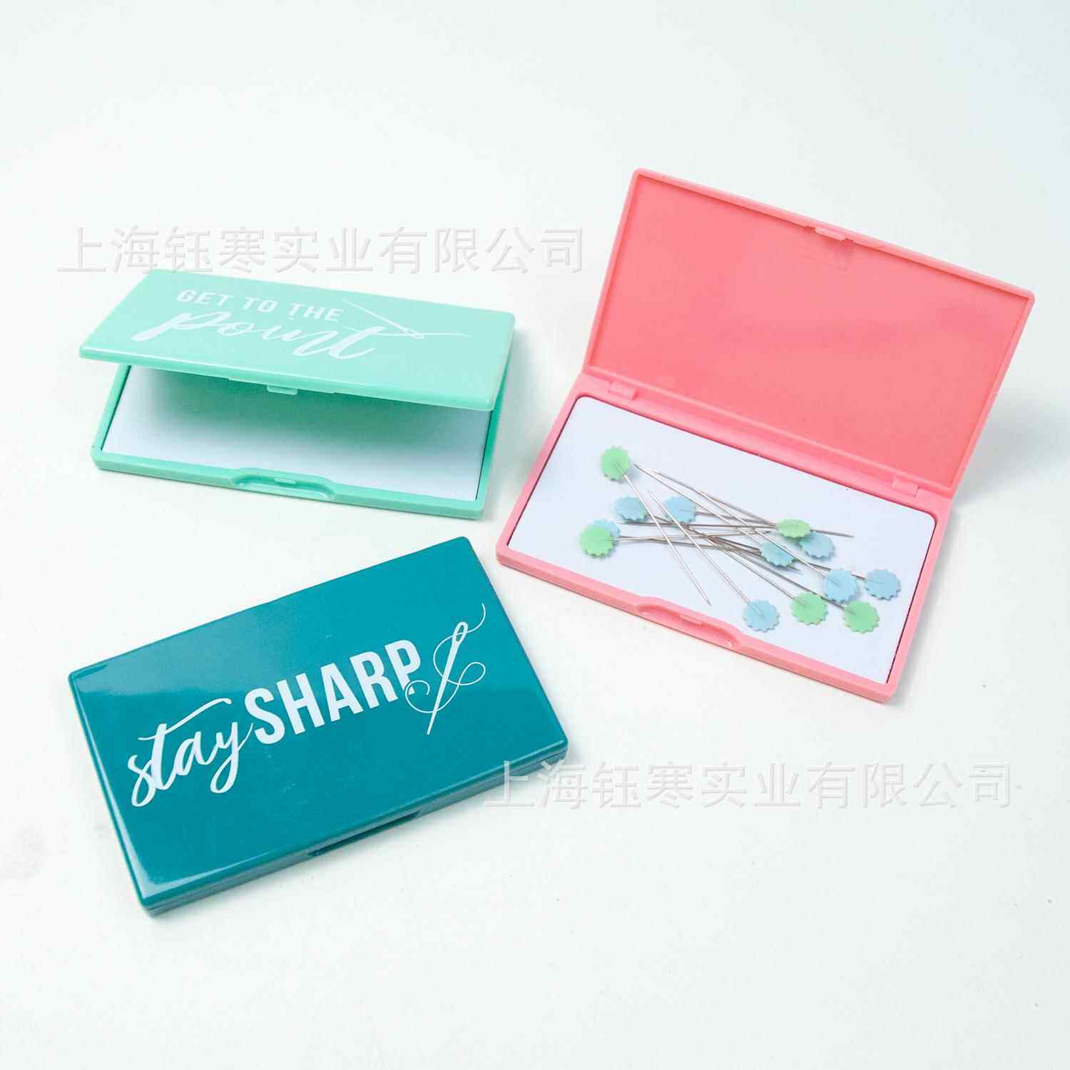 新品磁性吸针器手工DIY/吸针盒/磁力针插/珠针收纳 塑料吸针盒