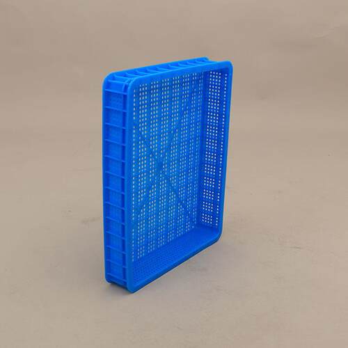 塑料周转筐浅口水果冷冻运输矮框仓库储存熟料筐收纳匡500*400*80