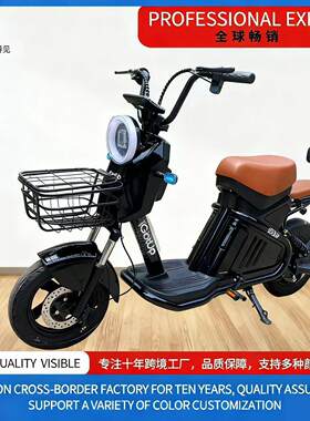 哈雷外贸电动自行车锂电池电瓶车日常通勤电车新款两轮电摩