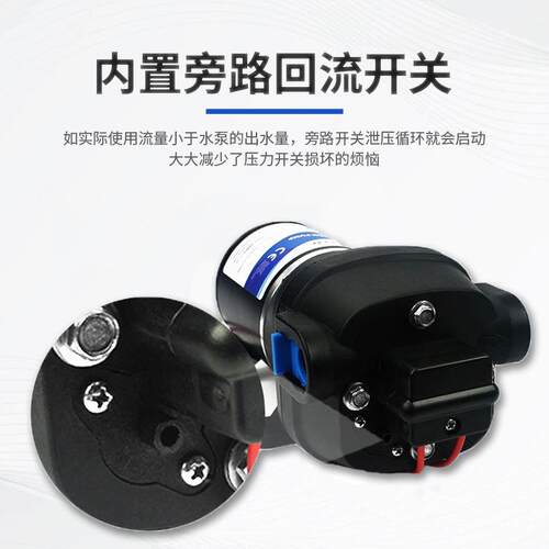 FL35房车游艇船舶隔膜泵12V24V直流水泵电动自吸往复式增压抽水泵