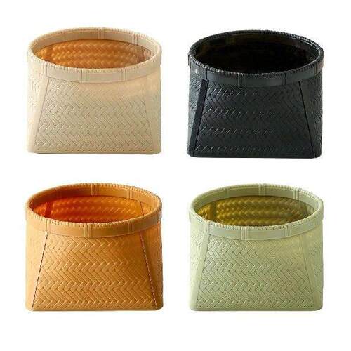 Hand Woven Bread Fruit Storage Basket Food Serving Basket