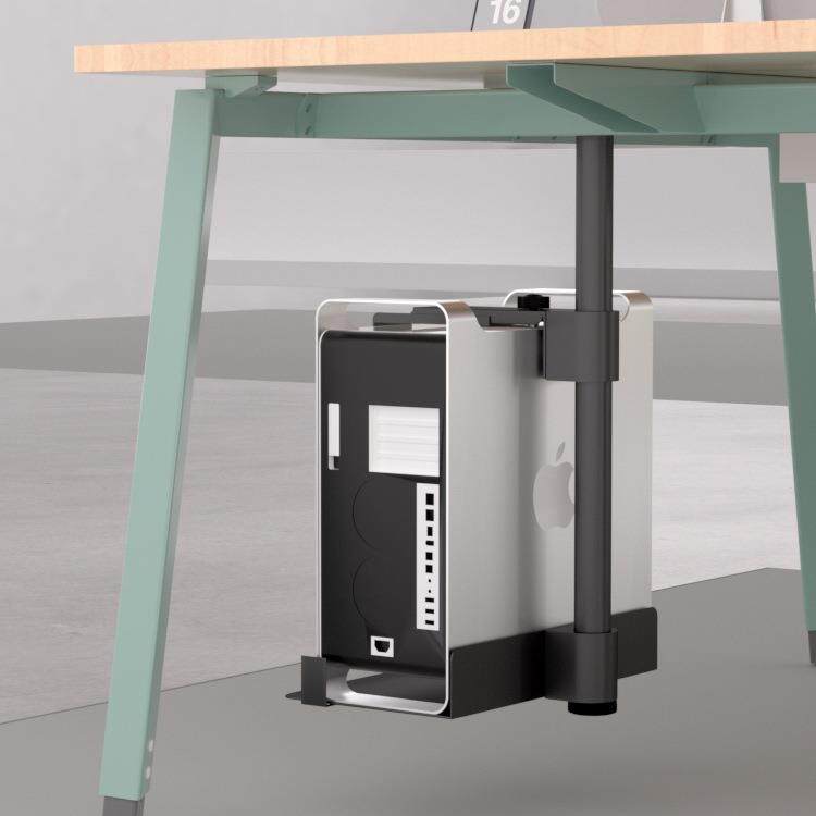 悬挂主机托架台式电脑主机吊架机箱悬空壁挂支架办公桌下电脑挂架