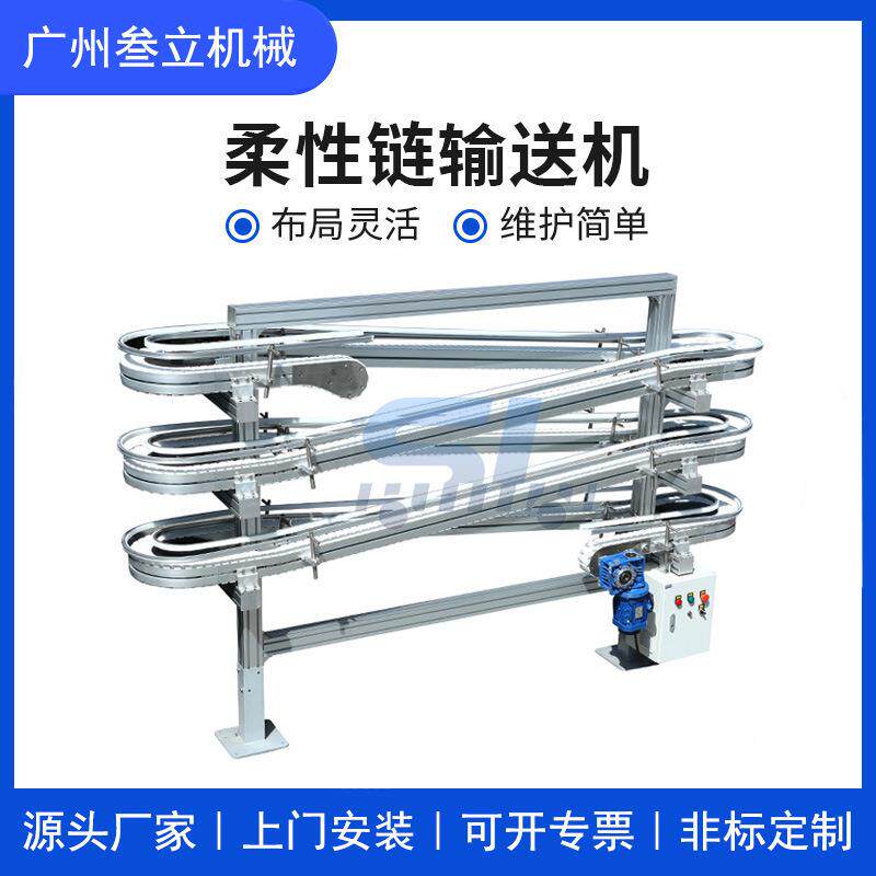 自动化流水线输送线小型输送机环形车间产线组装工作台输送设备