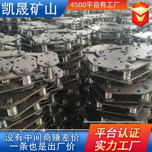 NE50提升机用板式输送链条NE系列长节距提升链条板链