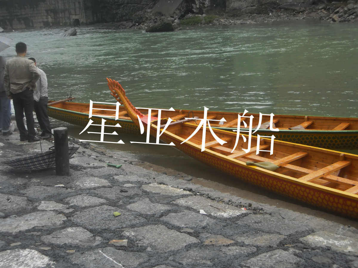 товар из китая 端午节比赛玻璃钢龙舟加工 标准型22人/18 人/12人龙舟船竞赛龙船