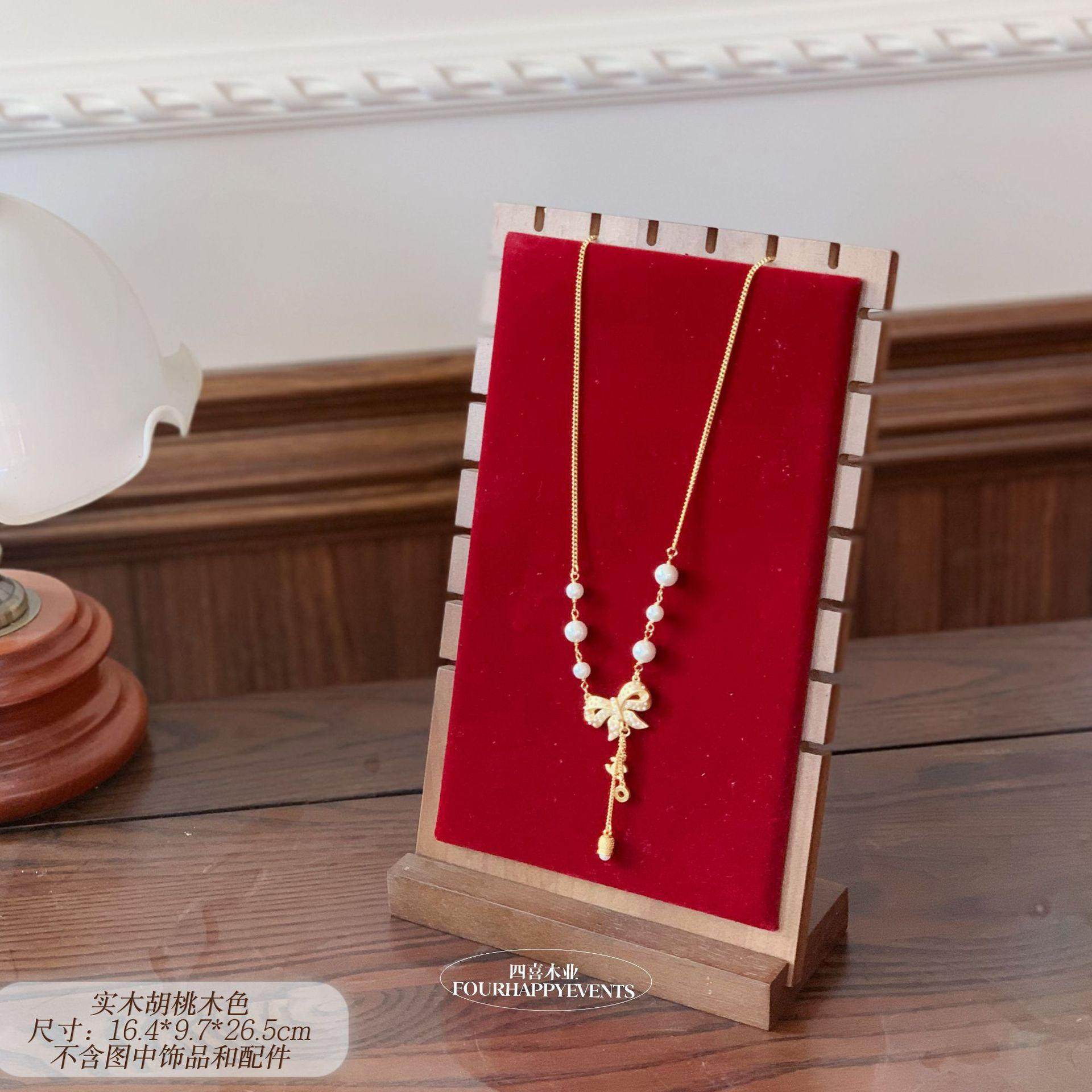 木质项链展示吊坠首饰首饰展示架