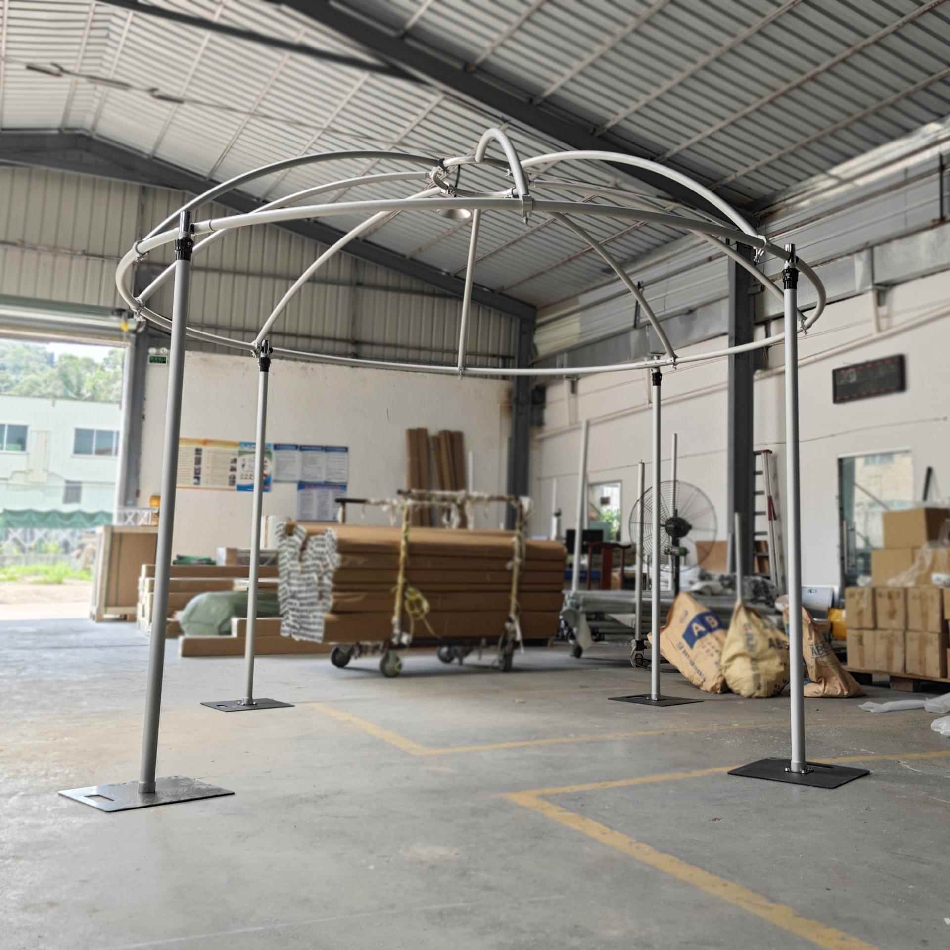 伸厂家直TFR-PAD0背景架伸缩杆景舞台背架帷幕支架铝管可缩延长管