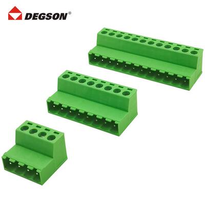 DEGSON高松PCB接线端子公母对插2EDGKR-5.08线对线连接器凤凰插头