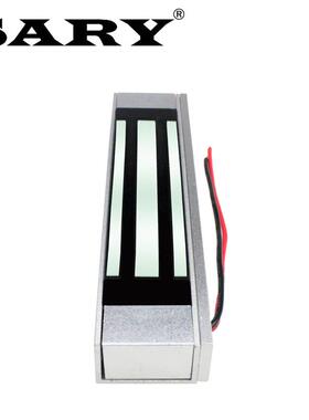 明180K单门挂装磁力锁密封式防水电磁磁锁12V防CUN火G门铁装门吸