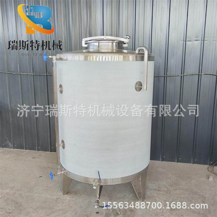 1吨立式白酒暂存接酒桶304粮食酒红酒储酒容器不锈钢储酒