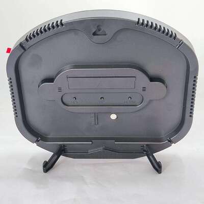 简约多字能功数钟客厅天气预报时电子钟3816L温湿度静音夜光壁挂