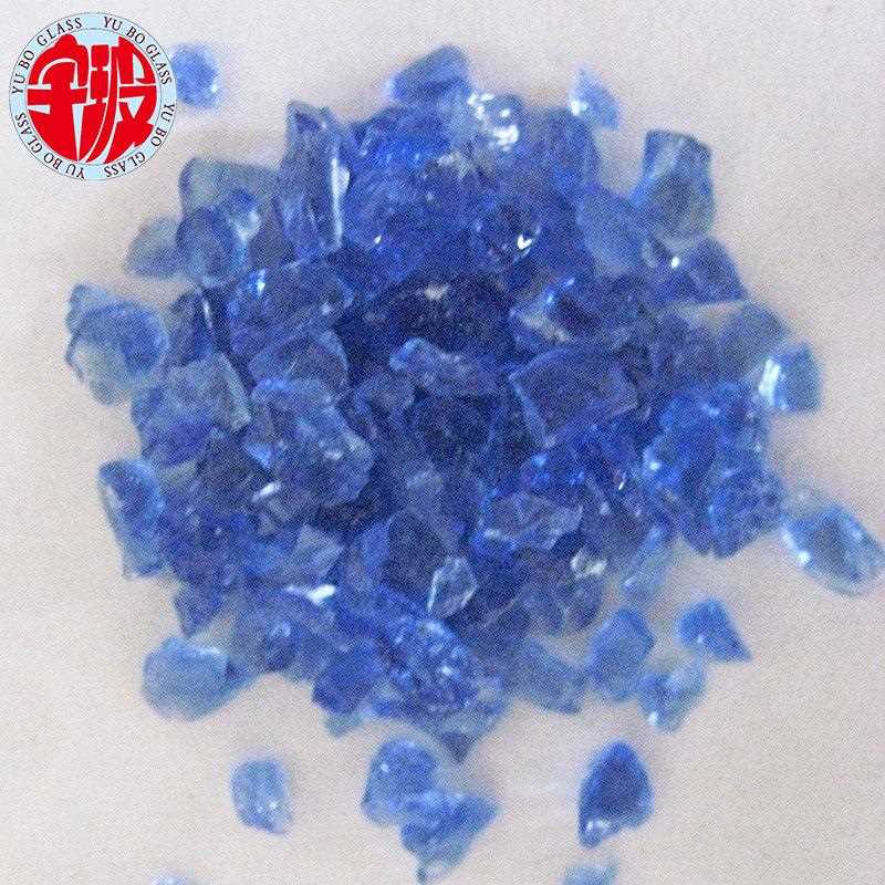 玻璃碎块彩色玻璃砂水族鱼缸造景底砂微景观瓶外墙装饰品玻璃砂
