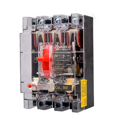 塑料外壳断路器Dz15空气开关过载短路保护2P3P32A40A63100A380V22