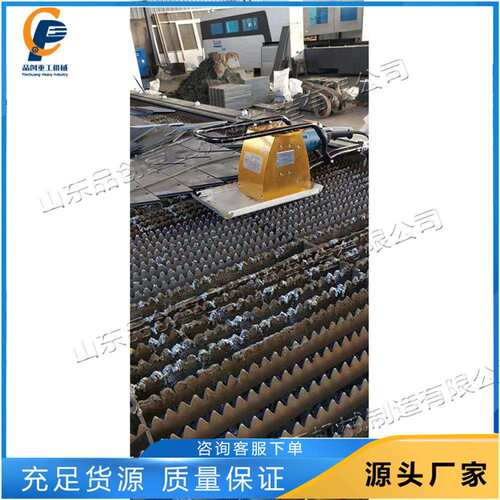 激光切割清渣机 剑栅工作平台面齿条清理工具 小型全自动除渣机
