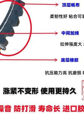 。欧迅牌 AV22*1525LA ( 1448LI ) 9580 适配玉才6105QC发动机皮