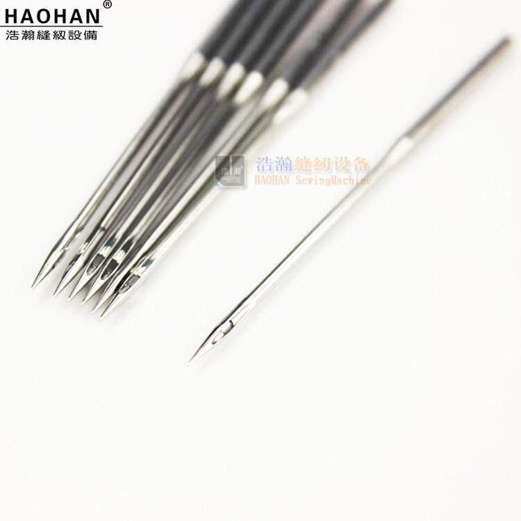 飞虎缝纫配件机针TVX7星菱筒式绷缝机 车针 三针五线猪嘴冚车机针