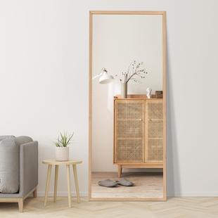 BOLEN木质实木边框全身镜穿衣镜服装 落地大镜子 店家用试衣间立式