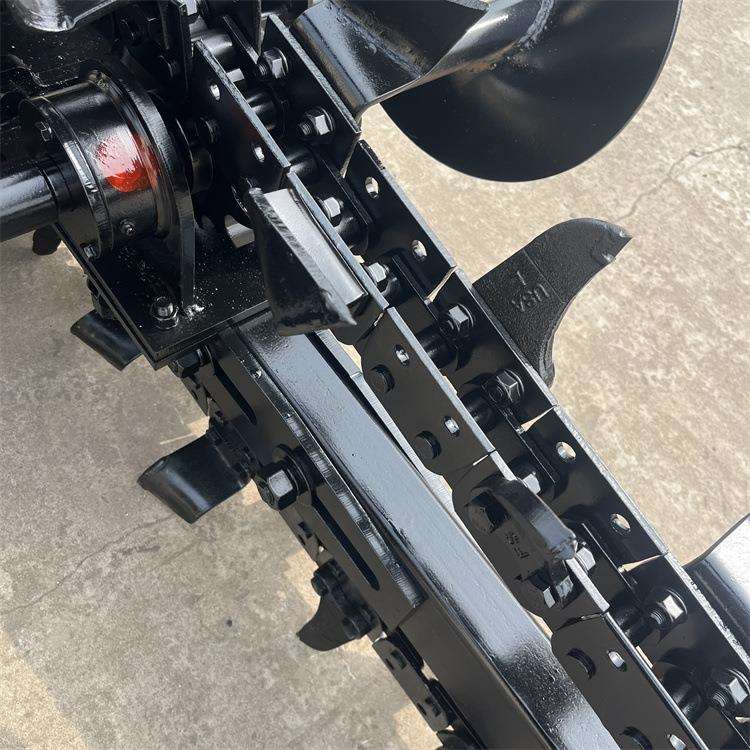刀片式开沟机多功能小型后置式挖沟机埋管道开槽机