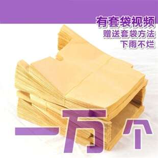 果农桃袋果袋水果纸袋桃子套袋育果袋防水防虫防鸟柑橘袋结实耐用