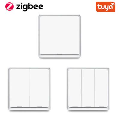 Zigbee零火单火按键开 关 TUYA涂鸦随意贴多场景开 关面板
