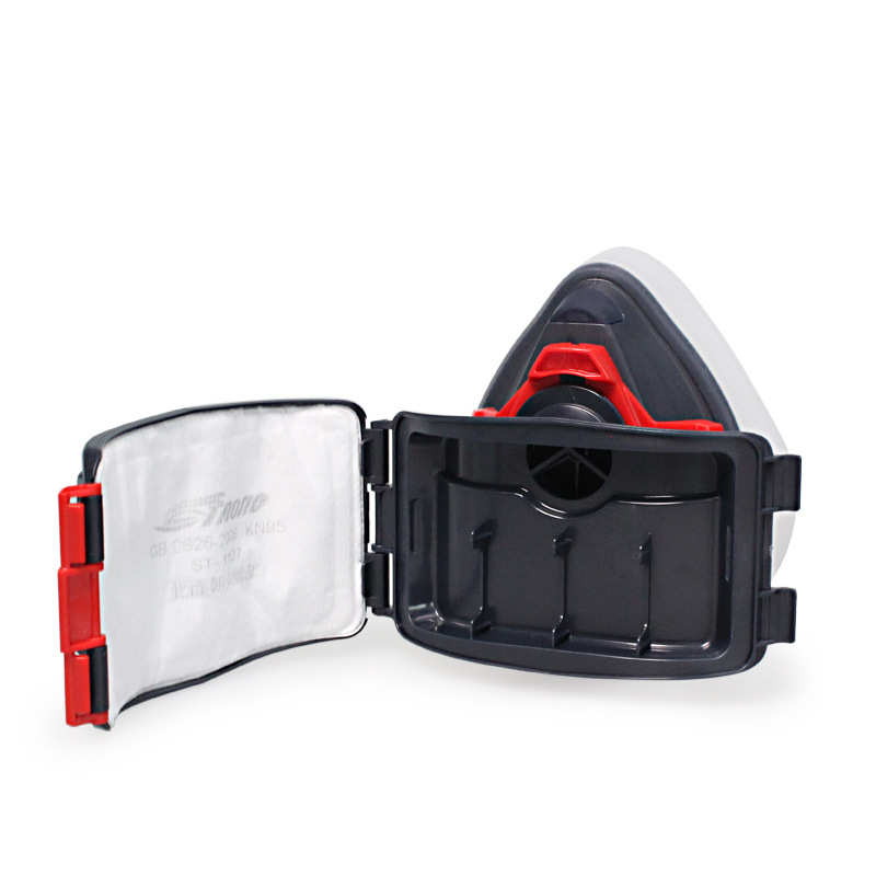 思创ST-1090 防尘防雾霾细微颗粒物喷漆防苯等有害气体防毒半面罩