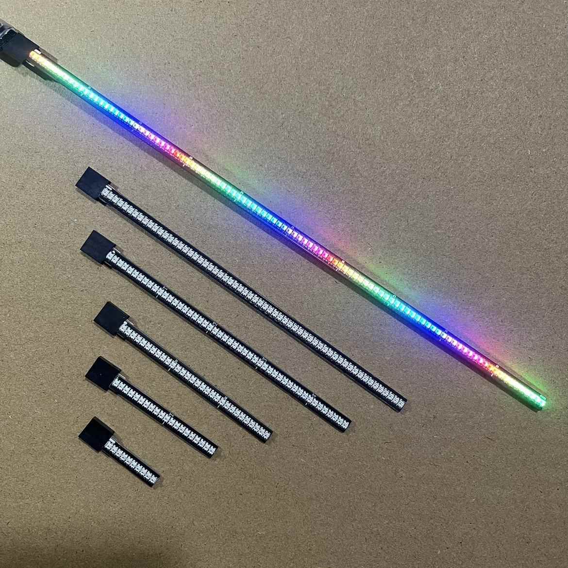 P2.05全彩灯条-WS2812,10～160灯,2020封装,5/10mA,5V供电