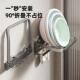 吸盘壁挂脸盆架脸盆挂钩化妆室置物架浴室厕所脚盆面盆盆子收纳层