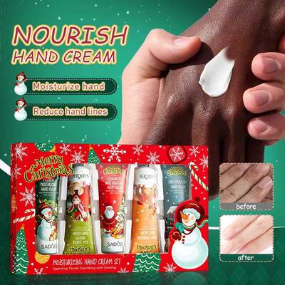 Hand Cream Christmas Gift Box 5-piece gift圣诞护手霜礼物礼