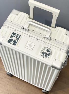 正品日防PC铝向框行李箱28万轮拉杆箱26本寸24旅行箱20刮登机箱子