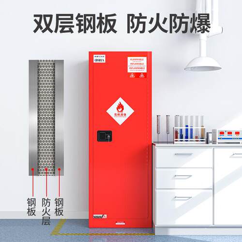 化学品安全危柜火LSFBG工业酒精加仑柜储化品存柜双锁双控防火柜