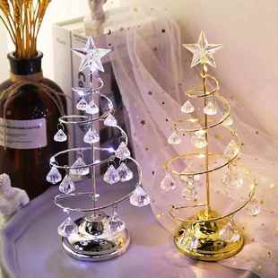 tabletop Christmas tree simulation decoration iron