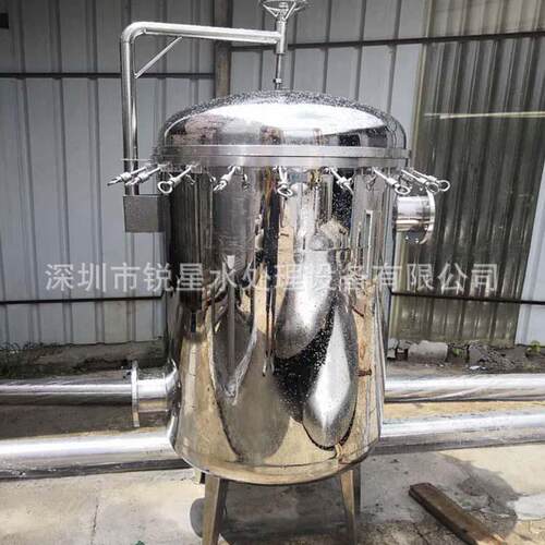 304不锈钢15袋袋式过滤器水处理油水过滤吊环带脚颗粒物侧进侧出
