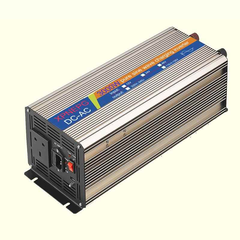 UPS3000W24V转220V纯正弦波太阳能离网逆变器2P空调逆变器