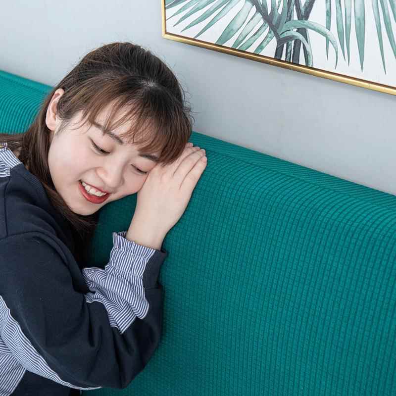 摇粒绒床欧式全包床头约套背罩简现代米粒床头玉靠家用防尘保护套