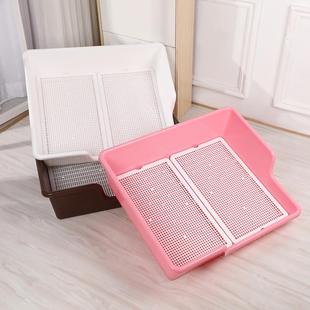 尿盆按压 厕所狗狗 宠物厕所式防漏猫新款溅围栏砂狗 便盆 狗