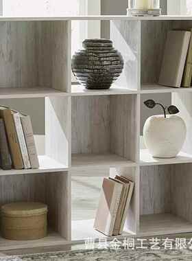 木居家物物品收纳架九宫格物JT-5.18架品置物实木质多用置地式杂