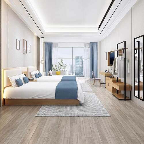 床公寓宾馆专用床民宿箱酒店家具标间CX-18全民套宿快捷客人房双